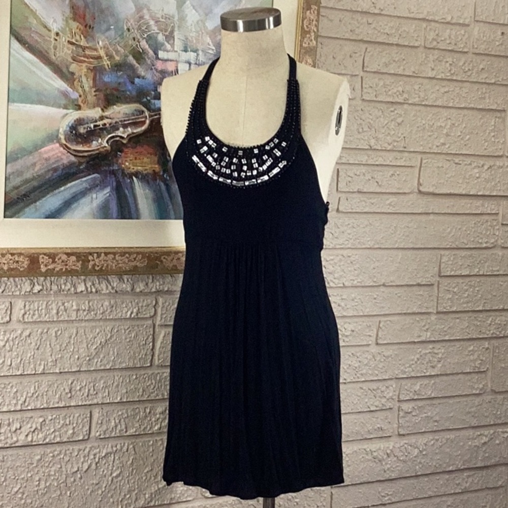 🌹Adrienne Vittadini Studio Halter Dress